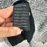 Club Monaco  Boucle Zip Jacket Womens Small Black White Quiet Luxury Minimalist Photo 6