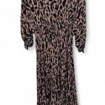 Umgee  Cheetah Leopard Animal Print High Low Maxi Dress Large Photo 0