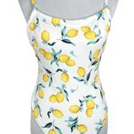 Jessica Simpson Lemons One Piece Swimsuit White Yellow Size Large Photo 9