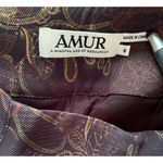 Amur Lewis Pants Wide Leg High Waisted Paisley Print Size 6 NEW Photo 10