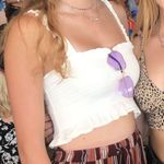 Skylar + Madison white crop top Photo 0