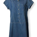 Boston Proper Vintage Drop Waist Denim Mini Dress Photo 0