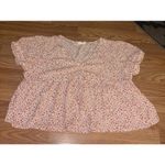 Hippie Rose  Floral Top Size Large Photo 1