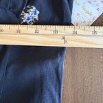 Free People  Mockingbird Mesh Inset Mini Dress Women's Size 2 Black and Blue Photo 11