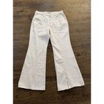 Madewell White Baggy Flare Jeans Front Seam & Slit NWT Size 31 Retro Photo 3