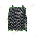 Just Polly Sequin Mini Skirt Black Silver Chevron Sz S Photo 3