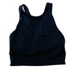 Athleta  Conscious Crop Bikini Top Black‎ Padded Racerback Workout XXS Activewear Photo 1