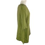 Bryn Walker XS 100% Linen Tunic Shirt Womens Green Lagenlook Minimalist Runs Lrg Photo 4