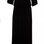 Boohoo NWT π― Black Cold Shoulder Maxi Dress. Size 20 Photo 1