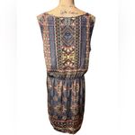 HEMANT & NANDITA Vibrant Boho Patterned Mini Dress Women’s size 1 X Blue Photo 6