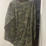 American Eagle Outfitters Green Camouflage Shacket large Photo 2