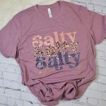 Bella Canvas Salty shirt,  Heather Orchid shirt, Christian shirt Photo 0