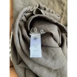 Kyla Seo Floral Embroidered Olive Green Handmade 100% Linen Pull On Pants Sz XS Photo 5