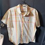 Original Penguin  Yellow and Pink Casual Button Down Shirt Photo 0