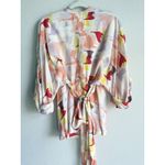 Tallulah & Hope Gloria's Women's V Neck Blouse Bird‎ Print Tie Boho One Size Size undefined Photo 1