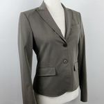 Theory Tailored fitted 2 Button Front Blazer Sz 6 Photo 4