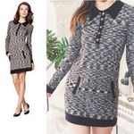 Missoni for target black and whit striped space dye knit shirt dress xs Photo 1