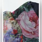 NEW Spring Boho V Neck Long Sleeve Ruffle Floral Photoshoot Maxi Dress S Blue Photo 6