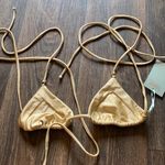 Heart of Sun  Gold Bikini Top Photo 0