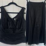 Watters & Watters box H two piece black sleeveless top and maxi skirt‎ size 10 Photo 1