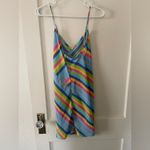 Victoria's Secret Vintage Collection Rainbow Striped kimono Robe And Slip Large Photo 5