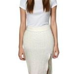 Le lis ivory cable knit sweater skirt coquette preppy quiet luxury neutral Photo 0