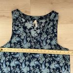 Roper‎ Paisley Print Sleeveless Dress Navy Blue Boho Casual Summer Beach Coverup Size L Photo 3