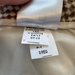 Banana Republic Women's Blake Wide Leg Crop Dress Pants Size 0 Brown White Photo 5