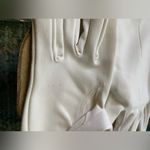 Vintage Elvette by Dawnelle cream wedding formal gloves Tan Photo 2