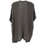 Eileen Fisher Variegated Links Sparkle Brown/Gray Cropped Cardigan Size Medium Photo 5