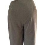 Cache Gray Flat Front Pant 10" Bottom front Split Bi Stretch Finished Seams Photo 4