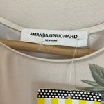 Amanda Uprichard Cream Floral Romantic Short Sleeve Blouse Size Small Photo 7