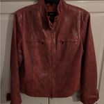 Alfani  Genuine Leather Snake Print Moto Jacket‎ size large Photo 0