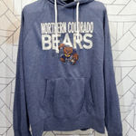 University Of Northern Colorado Bears UNC Hoodie Hooded Sweatshirt Size XL Blue Photo 0