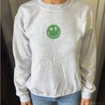 Mental Health Crewneck Grey and Green Photo 4