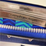 Stella & Dot  Zip Around Wallet Navy Blue Photo 3