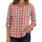 Columbia  Insect Blocker Shirt Blue Red Plaid Button Down Fishing Vent Top size X Photo 0