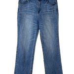 Lulus Straight Leg Jeans Janine Relaxed Fit Medium Blue Wash Women’s Size 31 Photo 1