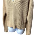 J. Crew Collared Beach Knit Sweater Tan Coastal Preppy Academia Old Money M Size M Photo 4