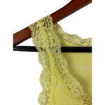 Faded Glory Yellow Lace Trim Ribbed Tank Top By  XS Photo 3