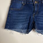 Deja bleu ladies cute Y2K cutoff dark denim shorts size 7 high waisted Photo 2