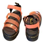 Dr. Martens Blaire Coral Jelly Glitter Strap Open Toe Sandals Black NEW Photo 3