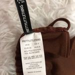 Pretty Little Thing Triangle Bikini Top Brown US 4 Photo 5