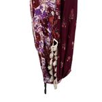 Free People  Bali‎ Wrapped In Blooms Shawl Kimono Wrap Berry Combo One Size Photo 7