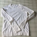 Lululemon White Cable Knit Sweater Photo 3