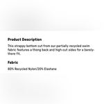 Fabletics NWT  Triangle Bikini Swim Top and High-Waisted Strappy Bikini Bottom XL Photo 13