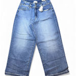 Lane Bryant NWT  Wide Leg Jeans Ultra High Rise Signature Fit Blue Denim Size 16 Photo 0