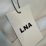 LNA x Revolve Chili Dress in White size Small New with tags Ribbed Photo 6