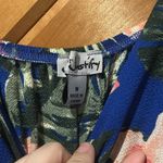 J for Justify Blue flower maxi dress with built in shorts romper Photo 5