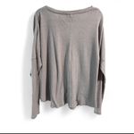 Urban Outfitters  Gray Long Sleeve Oversized Waffle Knit Top- Size Large Photo 1